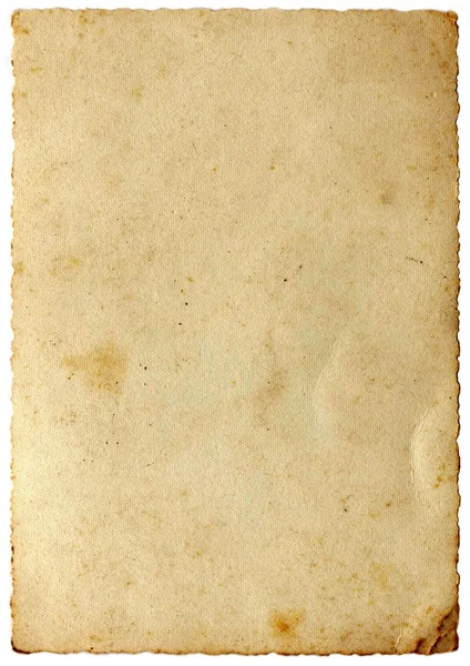 Blank vintage paper in sepia tone — Stock Photo, Image