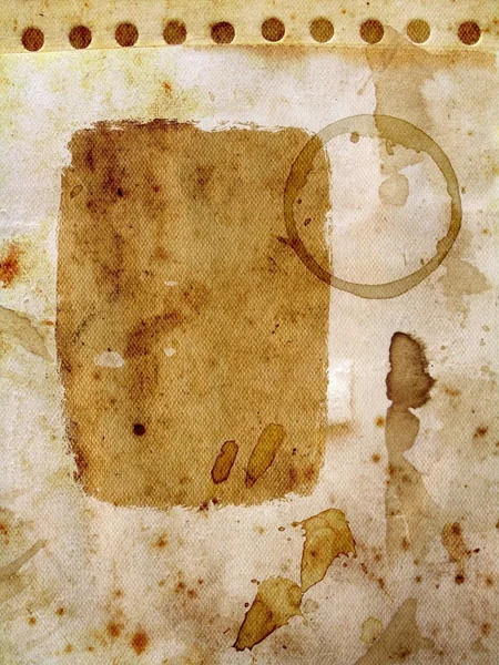 Textura vinobraní sépiový papíru — Stock fotografie