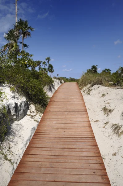 Passerelle vers la plage — Photo