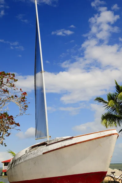 Oude zeilboot — Stockfoto