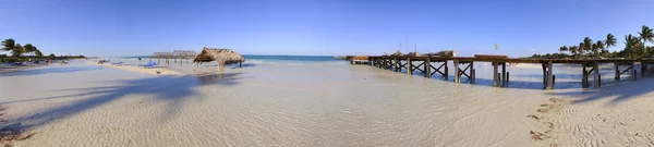 Tropisches Strandpanorama — Stockfoto