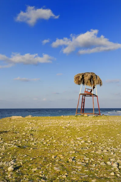 Chaise de plage rustique — Photo