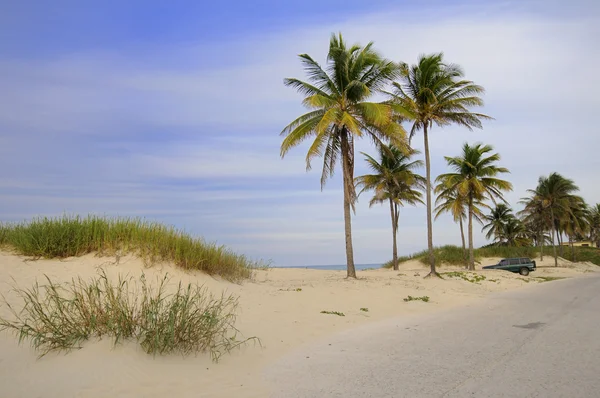 Praia tropical em Cuba — Fotografia de Stock