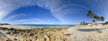 Santa maria beach panorama, Küba