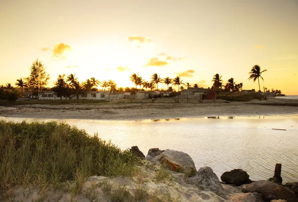 Puesta de sol playa paisaje —  Fotos de Stock