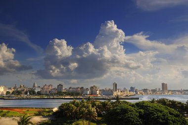 Havana cityscape gelen el morro Kalesi