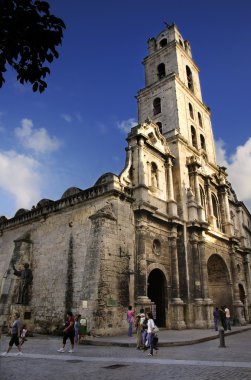 eski havana, Küba manastırda. Kasım 2008
