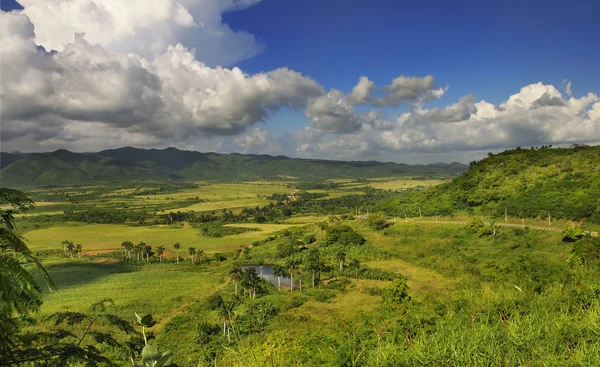 Cuban countryside landscape - escambray sierra — Stock Photo, Image
