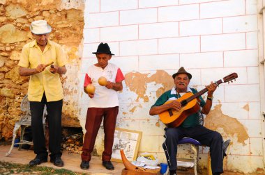 Trinidad, Küba sokak muscians. Ekim 2008'de alınmıştır
