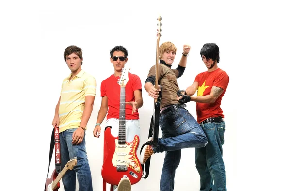 Teen banda musical — Fotografia de Stock