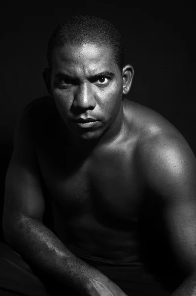 Retrato de hombre afroamericano — Foto de Stock