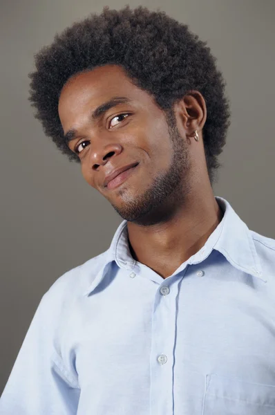 Positive african man — Stock Photo, Image