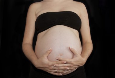 dettaglio di pancia donna incinta