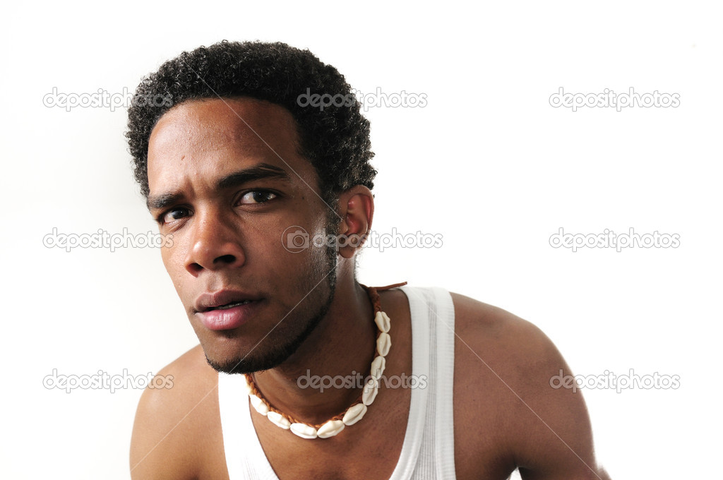 african american male isolated