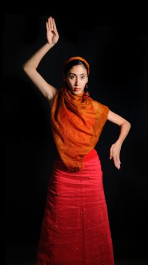 kadın flamenko dansçısı