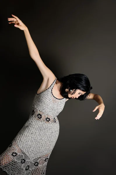Dançarina contemporânea mulher — Fotografia de Stock