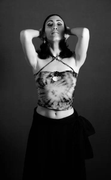 Jovem dançarina contemporânea mulher — Fotografia de Stock