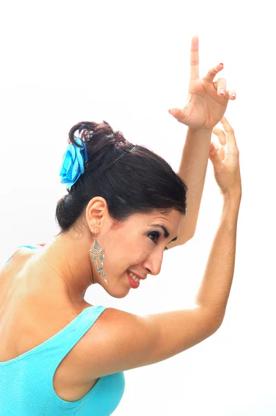 Hispanic female dancer — Stock Photo, Image