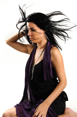 uzun saçlı Latin kız