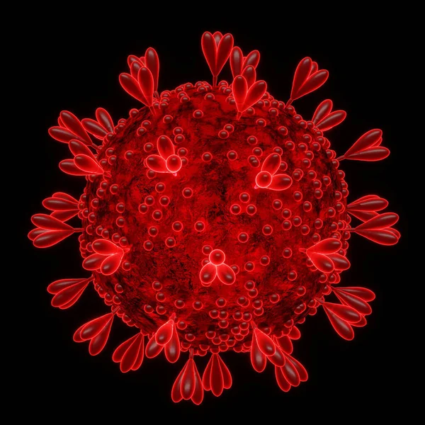 Covid Virus Mutates Develops Strain Rendering Coronavirus Concept Mutation Transmission — Foto Stock