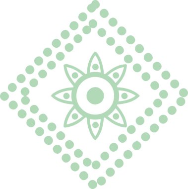 Çiçek Sanat Tasarım Kalıbı. Düğün davetiyelerinin, seramik fayansların, tekstil kumaş tasarımının dekorasyonunda kullanılabilir..