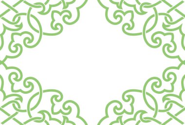 Çiçek Sanat Tasarım Kalıbı. Düğün davetiyelerinin, seramik fayansların, tekstil kumaş tasarımının dekorasyonunda kullanılabilir..