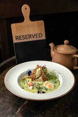 Lezzetli yemekler, seçici odaklanma.