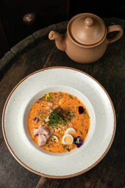 sebzeli tavuk çorbası.