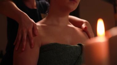Spa salonu. Ayurvedik masaj