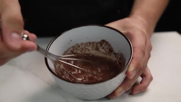 Barista Prepara Una Bevanda Cacao — Video Stock