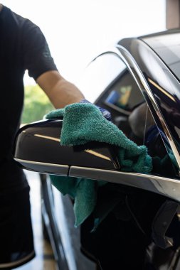 Automobile Wash Cleaness Hose. Carwash Service. Business Care. Garage Concept