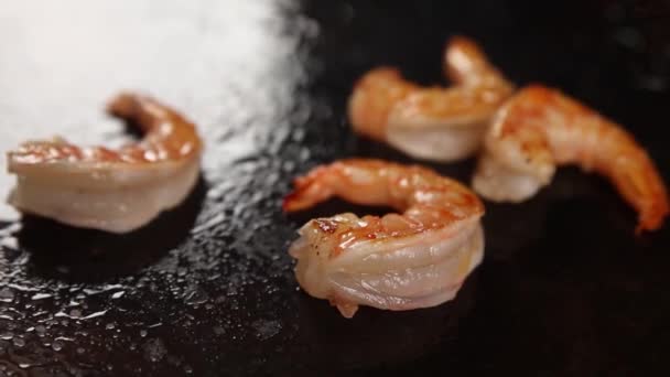 Arroz Com Frutos Mar Legumes Restaurante Japonês — Vídeo de Stock