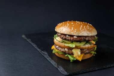 Fast food 'da lezzetli hamburger.