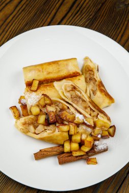 Tabakta leziz krepler.