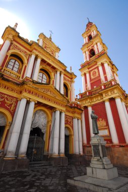 St. Francis church in Salta, Argentina clipart