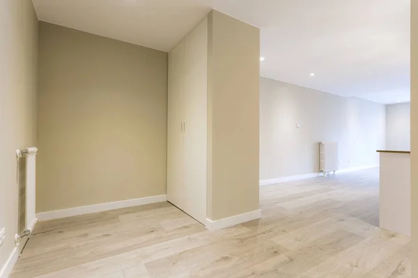 Hall con armario de un apartamento vacío — Foto de Stock