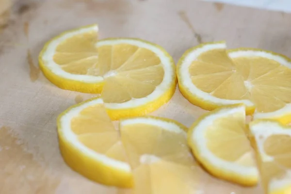 Comida Bebidas Pescado Mariscos Limones Delicioso Fresco Delicioso — Foto de Stock