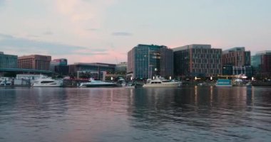 Washington DC Marina ve Francis Case Memorial Köprüsü Çekimi 