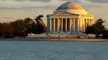 Jefferson Memorial in early Spring, Washington DC Öğleden Sonra Vakti