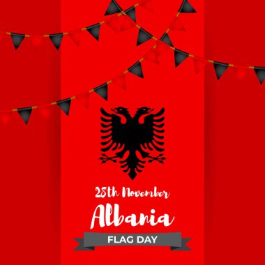 Arnavutluk 'un mutlu bağımsızlık gününün temsilcisi
