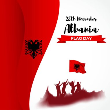 Arnavutluk 'un mutlu bağımsızlık gününün temsilcisi