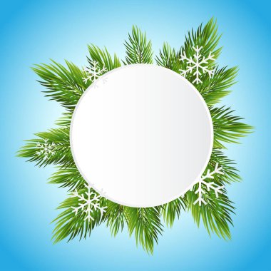 Hello Winter arkaplanı için Vektör İllüstrasyonu.