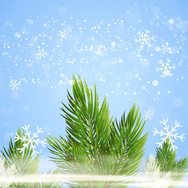 Векторная Иллюстрация Hello Winter Background — стоковый вектор