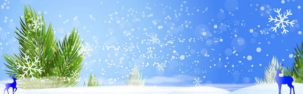 Векторная Иллюстрация Hello Winter Background — стоковый вектор