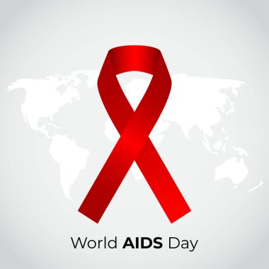Vektör çizim için Dünya AIDS günü.