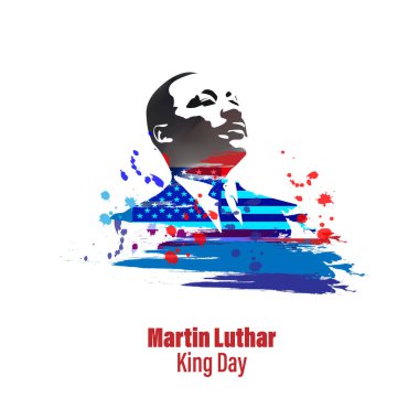 Martin Luther King Gençler Günü için vektör illüstrasyonu