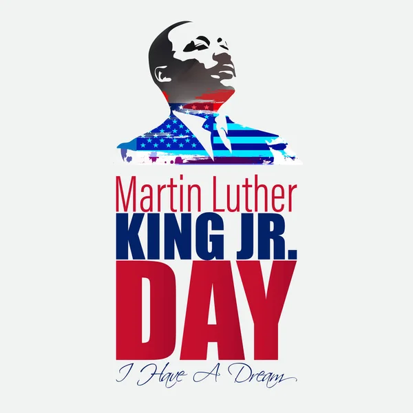Vektorillustration Für Martin Luther King Junior Day — Stockvektor