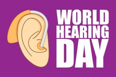 Dünya Duruşma Günü için Vektör illüstrasyonu