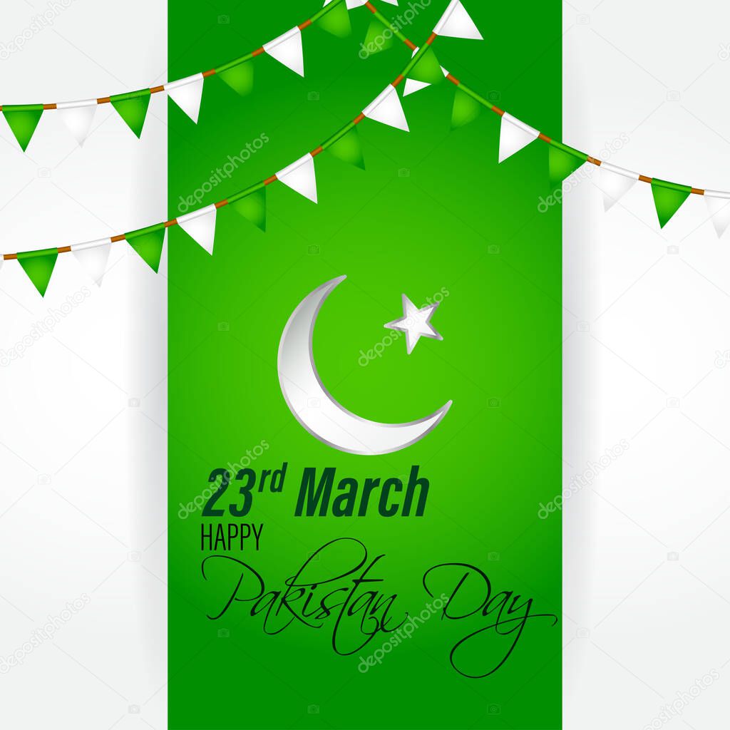 Vector illustration concept of Pakistan day