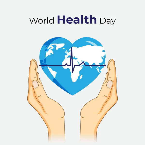 Illustration Vectorielle Pour Journée Mondiale Santé — Image vectorielle
